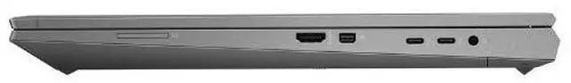 Alt view image 5 of 5 - HP ZBook Fury G8 17.3" FHD IPS Intel Core i9-11950H 2.6 GHz up to 5.0 GHz 64GB DDR4 256GB SSD NVIDIA RTX A3000 Windows 11 Pro, Gray, Minor Scratches and Dents - 5U007UC-I222