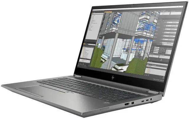Alt view image 2 of 6 - HP ZBook Fury G7 17.3" FHD IPS Intel Core i9-10885H 2.4 GHz 64GB DDR4 256GB SSD NVIDIA Quadro RTX 3000 Windows 11 Pro Laptop, Gray, Minor Scratches and Dents - 346G4UC-I050