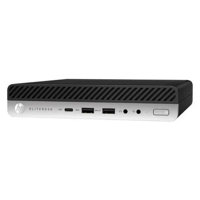 Alt view image 3 of 4 - HP EliteDesk 705 G5 Mini AMD Ryzen 5 Pro 3400 GE 3.3 GHz up to 4.0 GHz 16GB RAM 512GB SSD Vega 11 Graphics Windows 10 PRO Desktop, Black - 8MU26UT-E013