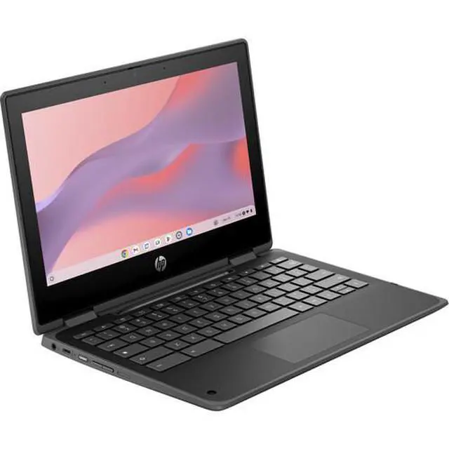 Alt view image 3 of 6 - HP Fortis Flip G1i 11.6" Touch Intel N150 0.8 GHz 4GB RAM 32GB eMMC Intel UHD Graphics ChromeOS, Black, Minor Scratches and Dents - B69PJUT-I010