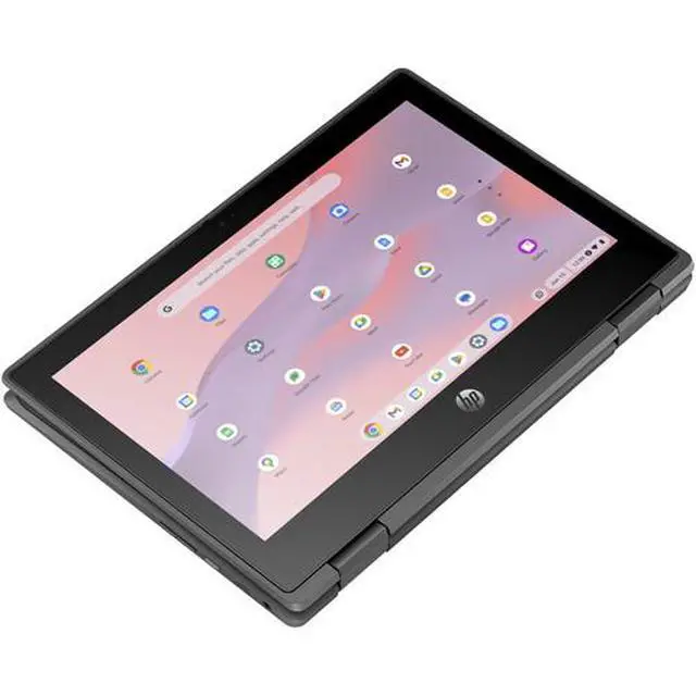 Alt view image 6 of 6 - HP Fortis Flip G1i 11.6" Touch Intel N150 0.8 GHz 4GB RAM 32GB eMMC Intel UHD Graphics ChromeOS, Black, Minor Scratches and Dents - B69PJUT-I010