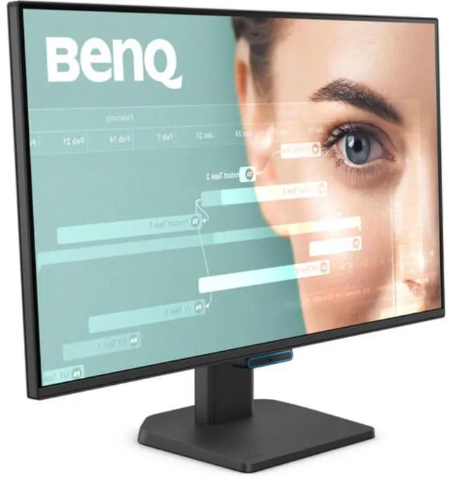 Alt view image 2 of 5 - BenQ GW2790C 27" FHD LCD Fully Matte Flat 144 Hz 5 ms 1.4 HDCP 300 nits Tilt Stand, Flicker-free and FreeSync Eye-Care Home Office Monitor, Black - GW2790C