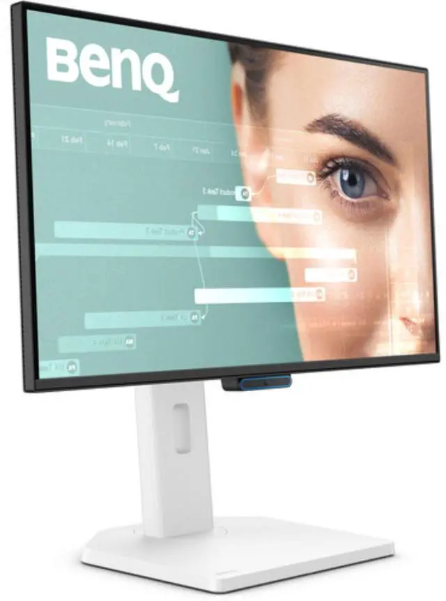 Alt view image 2 of 5 - BenQ 23.8 1080p FHD IPS-Type LCD Fully Matte 5 ms with Tilt Stand, Rotation, Swivel and Height Adjustment, Flicker-free and FreeSync Eye-Care Home Office Monitor, White - GW2490TC