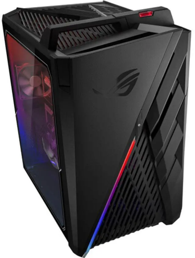 Alt view image 2 of 5 - ASUS ROG Strix G35CZ XS991 Intel Core i9-10900KF 3.70 GHz up to 5.30 GHz 32 GB DDR4 1 TB SSD NVIDIA GeForce RTX 3070 Windows 10 Pro Gaming Desktop, Black - G35CZ-XS991-T010