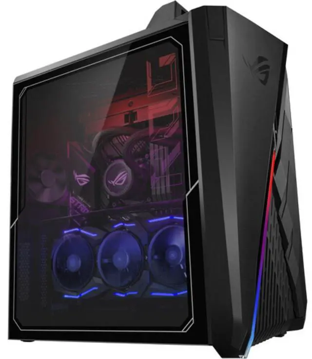 Alt view image 3 of 5 - ASUS ROG Strix G35CZ XS991 Intel Core i9-10900KF 3.70 GHz up to 5.30 GHz 32 GB DDR4 1 TB SSD NVIDIA GeForce RTX 3070 Windows 10 Pro Gaming Desktop, Black - G35CZ-XS991-T010
