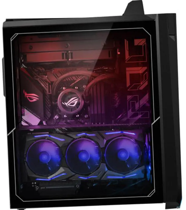 Alt view image 5 of 5 - ASUS ROG Strix G35CZ XS991 Intel Core i9-10900KF 3.70 GHz up to 5.30 GHz 32 GB DDR4 1 TB SSD NVIDIA GeForce RTX 3070 Windows 10 Pro Gaming Desktop, Black - G35CZ-XS991-T010