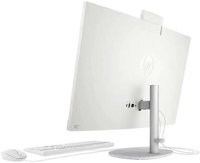 Alt view image 4 of 4 - HP 27-cr2000t 27" FHD Intel Core Ultra 7 255U 2 GHz up to 5.2 GHz 32 GB 1 TB SSD Intel UHD Graphics Windows 11 Home All-in-One Desktop, White - AQ5E1AV-V029