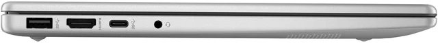 Alt view image 6 of 6 - HP 14-ep1063cl 14" FHD Intel Core 3 100U 1.2 GHz up to 4.7 GHz 12 GB DDR4 1 TB SSD Intel Graphics Windows 11 Home Laptop, Natural Silver, Minor Scratches and Dent - 9R8T2UA-I010
