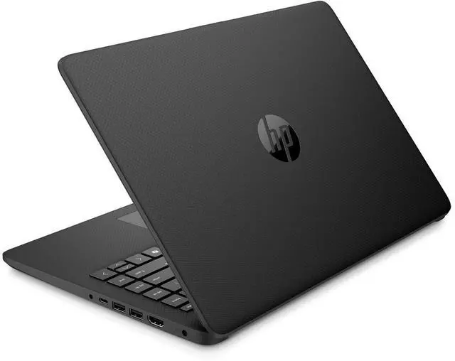 Alt view image 4 of 4 - HP 14-dq6007ca 14" Intel Processor N150 0.8 GHz up to 3.6 GHz 4 GB DDR4 128 GB UFS Intel UHD Graphics Windows 11 Home Laptop, Black, Minor Scratches and Dent - B8NB1UA