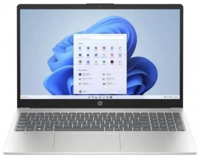 Main image of HP 15-fd0000 15.6" FHD Intel Core i7 150U 1.8 GHz up to 5.4 GHz 16 GB DDR4 1 TB SSD Intel Iris Xe Graphics Windows 11 Home Laptop, Natural Silver - B96QSUA-I010