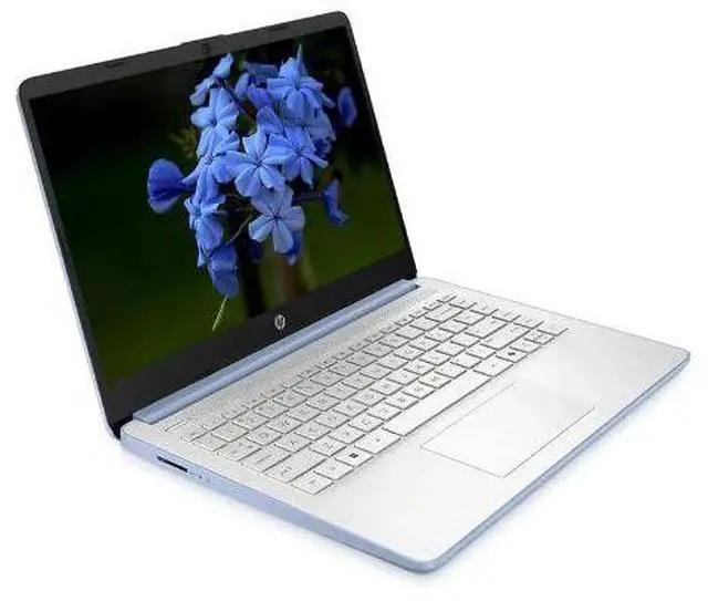 Alt view image 3 of 5 - HP 14-dq6012dx 14" Intel N150 0.8 GHz up to 3.6 GHz 16GB DDR4 128GB UFS Intel Graphics Windows 11 Home in S mode Laptop, Sky Blue - B86L6UA-I020