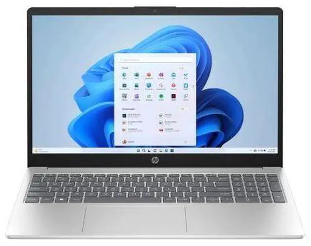 Main image of HP 15-fd1023ca 15.6 FHD IPS Intel Core Ultra 7 155H 1.4 GHz up to 4.8 GHz 32GB DDR5 256GB SSD Intel Arc Windows 11 Home Laptop, Silver - B4FD0UA-I010