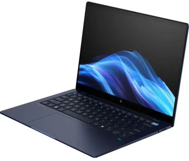 Alt view image 3 of 5 - HP EliteBook Ultra G1q 14" 2.2K Touchscreen Qualcomm Snapdragon X Elite X1E-78-100 0.70 GHz up to 3.4 GHz 16 GB 512 GB SSD Qualcomm Adreno Graphics Windows 11 Pro Laptop, Blue - A4JE4UT-I050