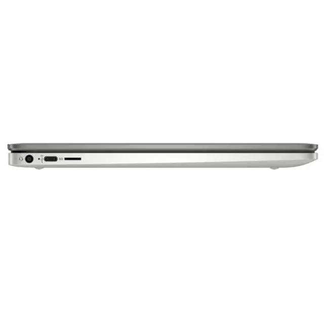Alt view image 5 of 6 - HP Chromebook 14a-na0200nr 14" Intel Celeron N4120 1.1 GHz up to 2.6 GHz 4GB RAM 64GB eMMC Intel UHD Graphics 600 ChromeOS, Mineral Silver - 60F57UA