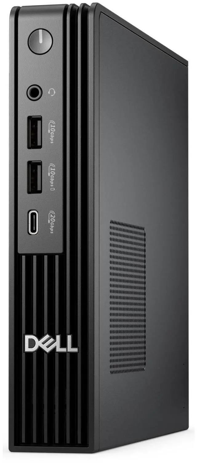 Main image of Dell Pro Micro Plus QBM1250 Intel Core Ultra 7 265 2.4 GHz up to 5.30 GHz 32GB DDR5 1TB SSD Intel Graphics Windows 11 Pro Desktop, Black - PROQBMU732/1TB