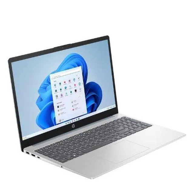 Alt view image 2 of 5 - HP fc0307dx 15.6" FHD IPS AMD Ryzen 7 5825U 2.0 GHz up to 4.5 GHz 16GB DDR4 1TB SSD AMD Radeon Windows 11 Home Laptop, Silver, Minor Scratches and Dents title - BM0A9UA