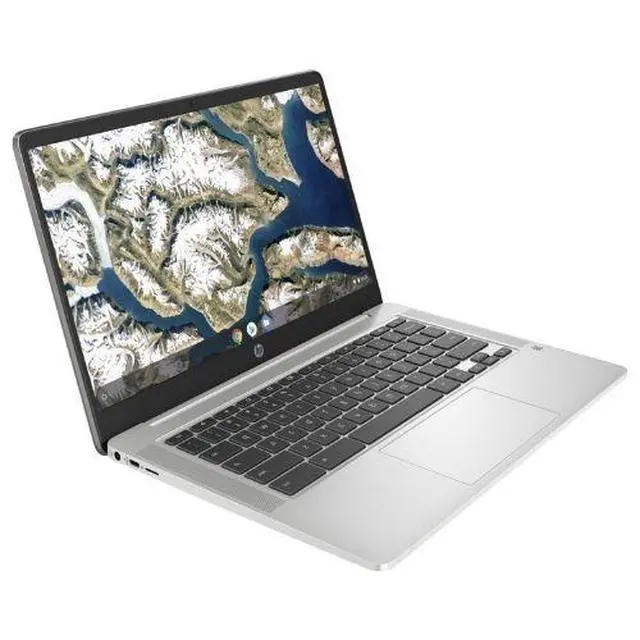 Alt view image 2 of 4 - HP Chromebook Plus 14.0" FHD IPS Intel Core i3-N305 0.8 GHz up to 3.8 GHz 8GB RAM 128GB UFS Intel UHD ChromeOS Laptop, Gray, Minor Scratches and Dents title - BG5E1UA