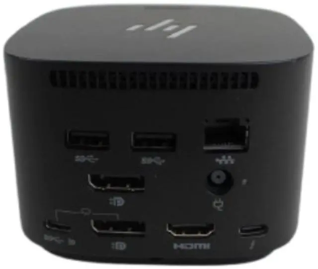 Alt view image 4 of 4 - HP Thunderbolt G4 Docking Station w/Combo Cable HDMI DisplayPort USB-C 280W Adapter