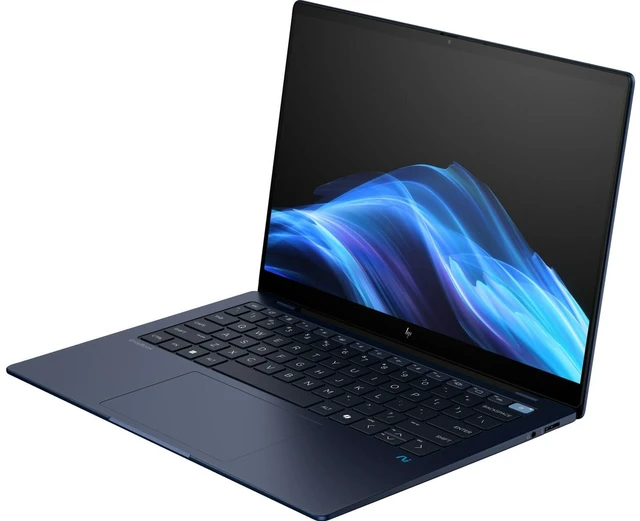 Alt view image 3 of 4 - HP EliteBook Ultra G1q 14" 2.2K Touchscreen Qualcomm Snapdragon X Elite X1E-78-100 up to 3.4 GHz 16 GB 512 GB SSD Qualcomm Adreno Graphics Windows 11 Pro Laptop, Blue -9S9Y7AV-I010