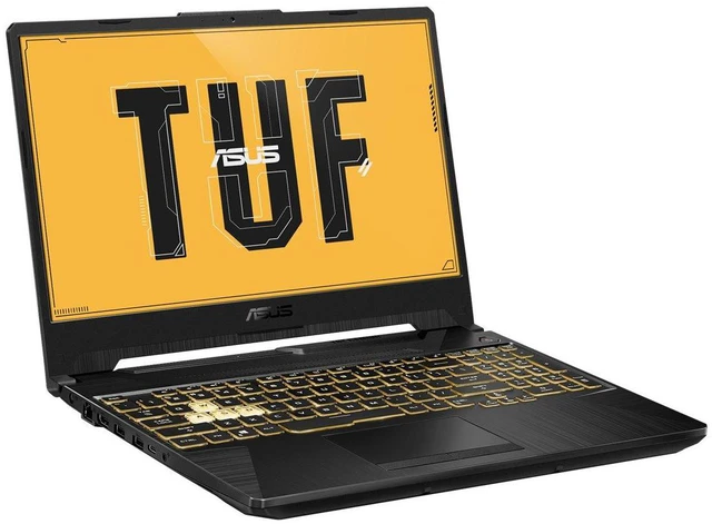 Alt view image 2 of 5 - ASUS TUF Gaming F15 15.6" FHD IPS Intel Core i5-11400H 2.7 GHz up to 4.5 GHz, 8GB DDR4 512GB SSD NVIDIA GeForce RTX 3050 Windows 11 Pro Laptop, Black, With minor scratches and dents - FX506HC-I010
