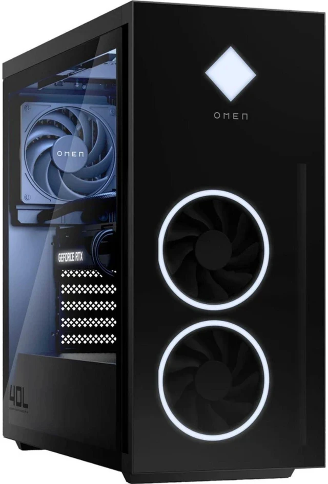 Alt view image 2 of 4 - HP OMEN 40L Intel Core i7-13700K 2.50 GHz up to 5.40 GHz Kingston FURY 32 GB 1TB SSD NVIDIA GeForce RTX 4070 TI Windows 11 Home Gaming Desktop, Black - 796M1AV-V050