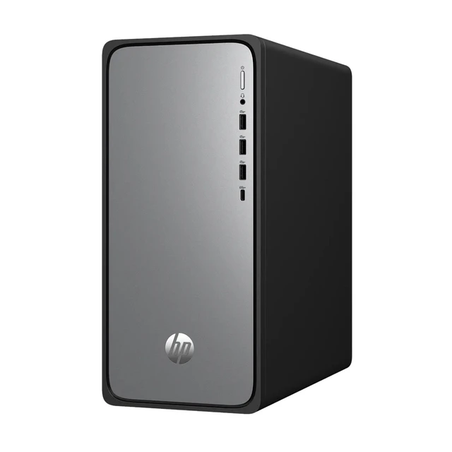 Alt view image 2 of 3 - HP OmniDesk M02-0000t Intel Core i3-14100 3.5 GHz up to 4.7 GHz 8 GB 256 GB SSD Integrated Graphics Windows 11 Home Desktop, Black - B11B4AV-V111