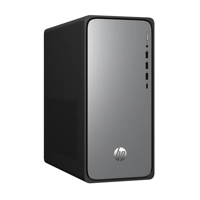 Alt view image 3 of 3 - HP OmniDesk M02-0000t Intel Core i3-14100 3.5 GHz up to 4.7 GHz 8 GB 256 GB SSD Integrated Graphics Windows 11 Home Desktop, Black - B11B4AV-V111