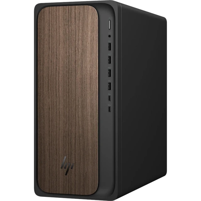 Alt view image 2 of 3 - HP OmniDesk M03-0000t Intel Core Ultra 7 265 2.4 GHz up to 5.3 GHz 32 GB 1 TB SSD Integrated Graphics Windows 11 Home Desktop, Dark Wood - BL6L4AV-V093