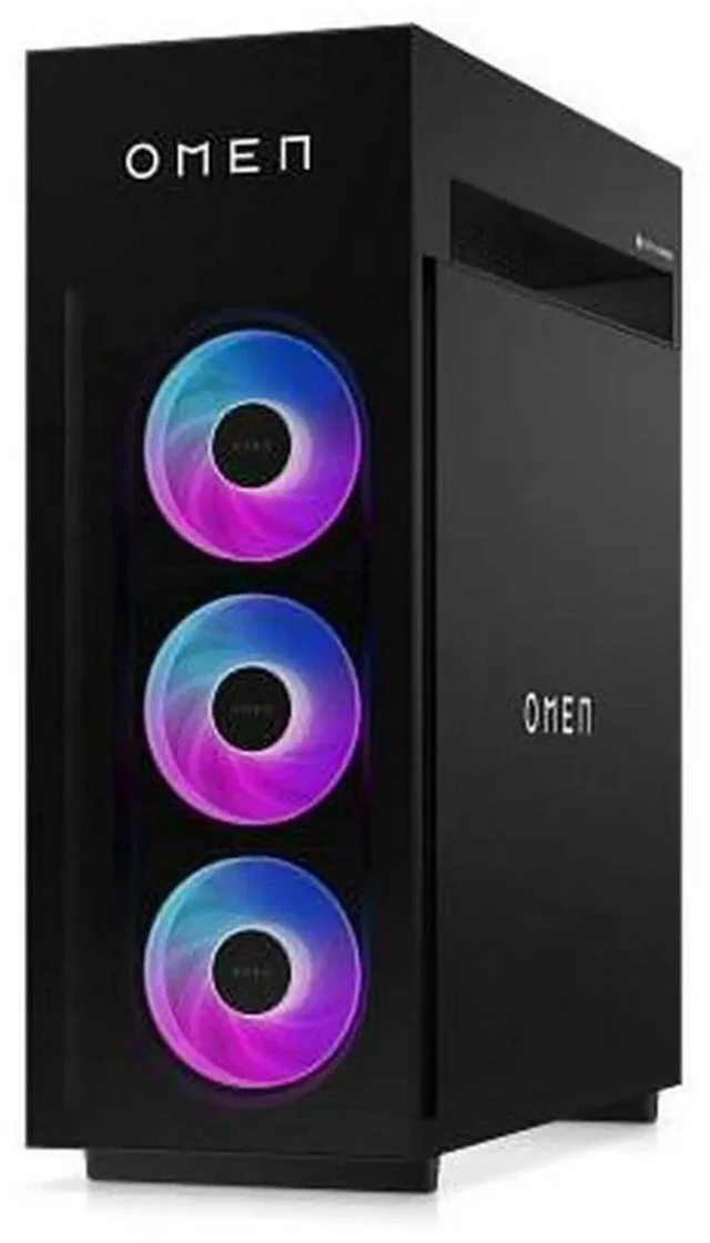 Alt view image 3 of 3 - HP OMEN MAX 45L GT23-0000M AMD Ryzen 9 9900X 4.4 GHz up to 5.6 GHz Kingston FURY 32 GB 1 TB SSD NVIDIA GeForce RTX 5090 Graphics Windows 11 Home Gaming Desktop, Black - BQ3V9AV-V041