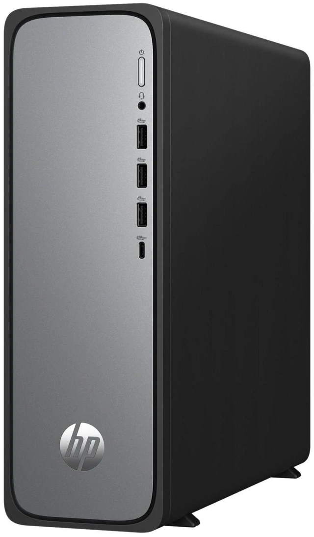 Main image of HP OmniDesk Slim S03-0034 Intel Core i3-13100 2.5 GHz up to 4.5 GHz 8GB DDR5 256GB SSD Intel UHD Graphics 730 Windows 11 Home Desktop, Black - B5UH4AA