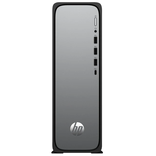 Alt view image 3 of 5 - HP OmniDesk Slim S03-0034 Intel Core i3-13100 2.5 GHz up to 4.5 GHz 8GB DDR5 256GB SSD Intel UHD Graphics 730 Windows 11 Home Desktop, Black - B5UH4AA