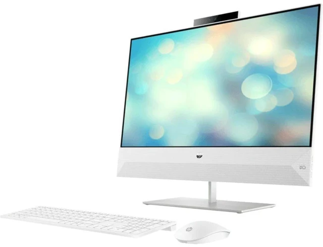 Alt view image 3 of 4 - HP Pavilion 24-k0000i 23.8" FHD Intel Core i7-10700T 2.0 GHz up to 4.4 GHz 16 GB DDR4 1 TB SSD Intel UHD Graphics 630 Windows 11 Pro All-in-One Desktop, White, Minor Scratches and Dent - 7WV50AV-E009