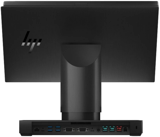 Alt view image 3 of 3 - HP Engage One All-in-One System 14" FHD Touchscreen Intel Core i5-7300U 2.6 GHz up to 3.5 GHz 8 GB DDR4 128 GB SSD Intel HD Graphics 620 Windows 10 Pro, Black - 1HH67AV-E020