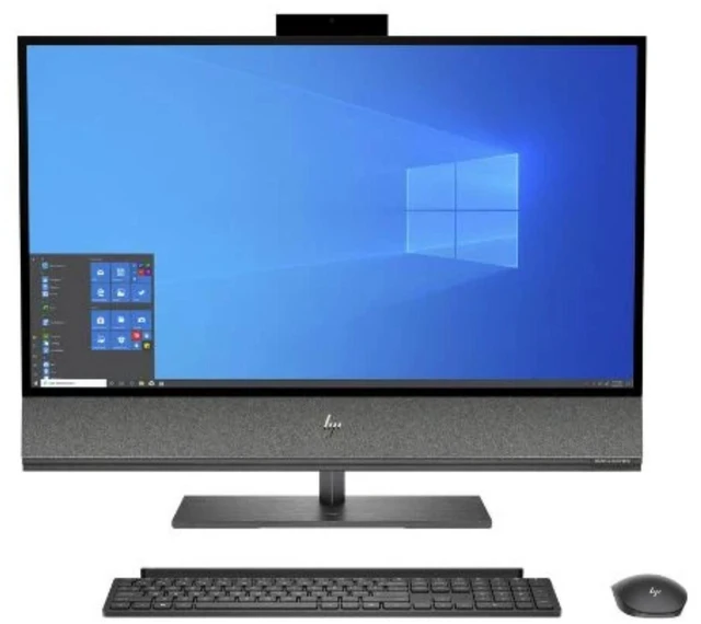 Main image of HP ENVY 32-a1000i 31.5" 4K UHD Intel Core i7-10700 2.90 GHz up to 4.80 GHz 32GB DDR4 1TB SSD NVIDIA GeForce GTX 1650 Windows 11 Pro All-In-One Desktop, Grey, Minor Scratches and Dent - 7ZD68AV-E016