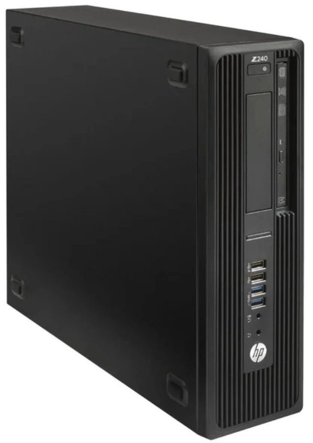Alt view image 2 of 4 - HP Z2 410 SFF Workstation Intel Core i7-6700 3.40 GHz up to 4.00 GHz 8 GB DDR4 256 GB SSD Intel HD Graphics 530 Windows 11 Pro Desktop, Black, Minor Scratches and Dent - L8T14AV-E009