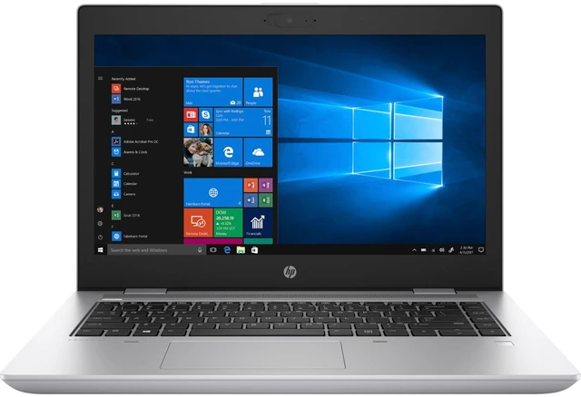 Main image of HP ProBook 640 G5 14" FHD IPS Intel Core i5-8365U 1.6 GHz up to 4.1 GHz 16 GB DDR4 256GB SSD Intel UHD Graphics 620 Windows 11 Pro Laptop, Silver, With minor scratches and dents - 19V05UC-I070