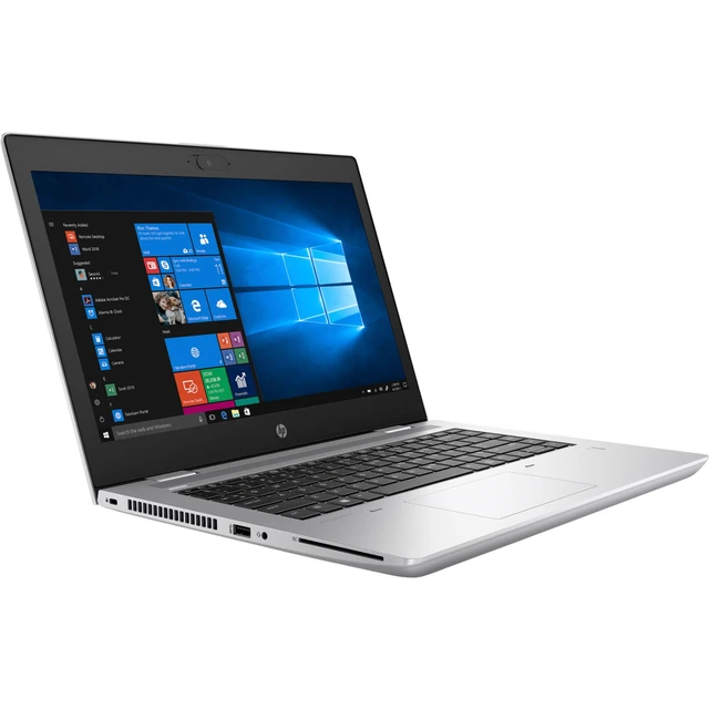 Alt view image 2 of 6 - HP ProBook 640 G5 14" FHD IPS Intel Core i5-8365U 1.6 GHz up to 4.1 GHz 16 GB DDR4 256GB SSD Intel UHD Graphics 620 Windows 11 Pro Laptop, Silver, With minor scratches and dents - 19V05UC-I070