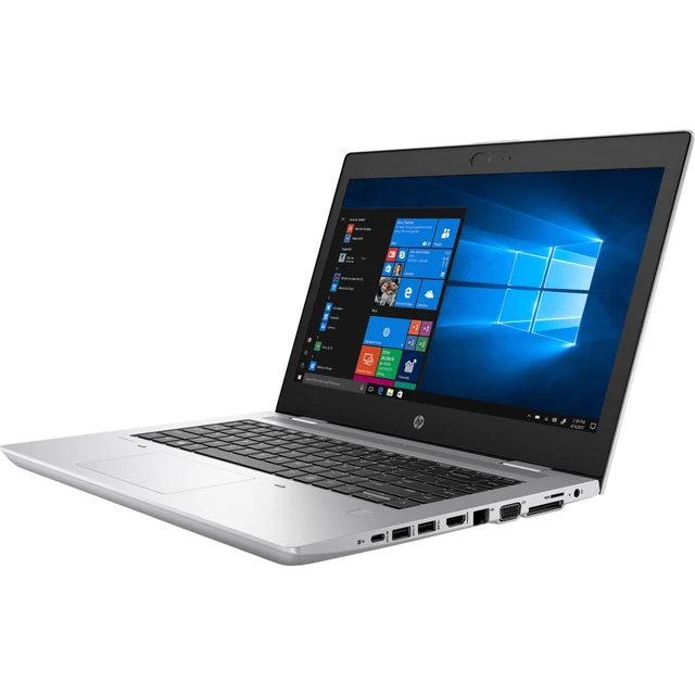 Alt view image 3 of 6 - HP ProBook 640 G5 14" FHD IPS Intel Core i5-8365U 1.6 GHz up to 4.1 GHz 16 GB DDR4 256GB SSD Intel UHD Graphics 620 Windows 11 Pro Laptop, Silver, With minor scratches and dents - 19V05UC-I070