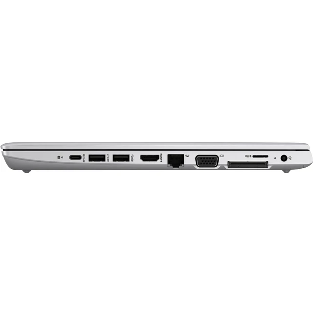 Alt view image 6 of 6 - HP ProBook 640 G5 14" FHD IPS Intel Core i5-8365U 1.6 GHz up to 4.1 GHz 16 GB DDR4 256GB SSD Intel UHD Graphics 620 Windows 11 Pro Laptop, Silver, With minor scratches and dents - 19V05UC-I070