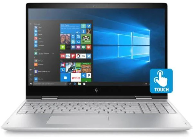 Main image of HP ENVY x360 15m-bp112dx 15.6" FHD Touch Intel Core i7-8550U 1.8 GHz up to 4.0 GHz 16GB DDR4 1TB HDD Intel UHD Graphics 620 Windows 11 Pro Laptop, Silver, With minor scratches and dents - 1KS76UA