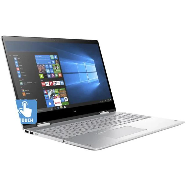 Alt view image 3 of 6 - HP ENVY x360 15m-bp112dx 15.6" FHD Touch Intel Core i7-8550U 1.8 GHz up to 4.0 GHz 16GB DDR4 1TB HDD Intel UHD Graphics 620 Windows 11 Pro Laptop, Silver, With minor scratches and dents - 1KS76UA
