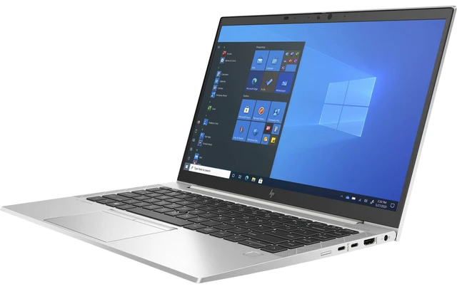 Alt view image 3 of 4 - HP EliteBook 845 G8 14" FHD AMD Ryzen 5 PRO 5650U 2.3 GHz up to 4.2 GHz 8 GB DDR4 256 GB SSD AMD Radeon Graphics Windows 11 Pro Laptop, Silver - 5R6C2UC-I074