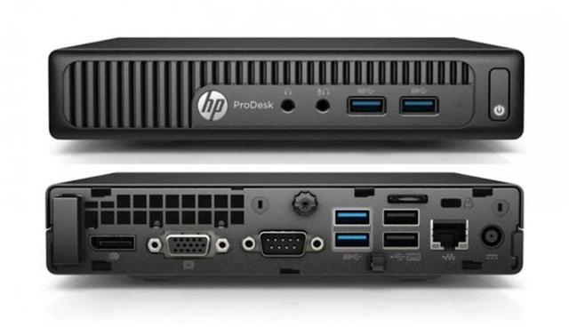 Alt view image 5 of 5 - HP ProDesk 400 G2 Intel Core i5 6500 3.20 GHz up to 3.60 GHz 8 GB DDR4 128 GB SSD Intel HD Graphics 530 Windows 11 Pro Mini Desktop, Black, Minor Scratches and Dent - M2V15AV-E010