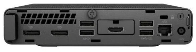 Alt view image 4 of 4 - HP EliteDesk 705 G5 AMD Ryzen 5 PRO 3400GE 3.3 GHz up to 4 GHz 16 GB DDR4 256 GB SSD AMD Radeon Vega 11 Graphics Windows 10 Pro Mini Desktop, Black - 8MU26UT-E009