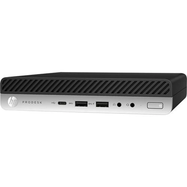 Alt view image 3 of 4 - HP ProDesk 600 G3 Mini Intel Core i5-6500T 2.5 GHz up to 3.1 GHz 4GB DDR4 500GB HDD Intel HD Graphics 530 Windows 10 Pro Desktop, Black - 1FY61UT-E010