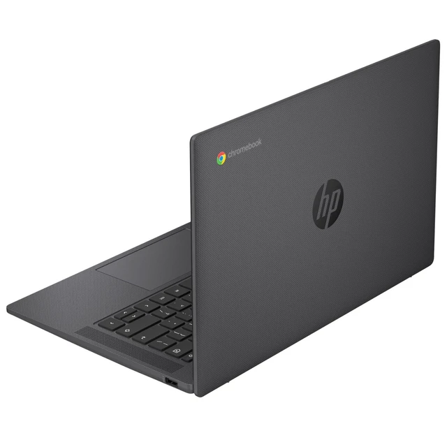 Alt view image 4 of 5 - HP Chromebook 14a-nf0000ca 14" Intel Processor N100 0.7 GHz 4GB RAM 64GB eMMC Intel UHD Graphics ChromeOS, Chalkboard Gray, Minor Scratches and Dents - 9V8M0UA