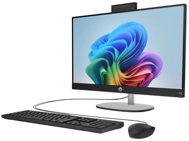 Alt view image 3 of 4 - HP 24-cr2000t 23.8" FHD Touchscreen Intel Core Ultra 5 225U 1.5 GHz up to 4.8 GHz 16GB 512 GB SSD Intel UHD Graphics Windows 11 Home All-in-One Desktop, Black - AQ7K3AV-V069
