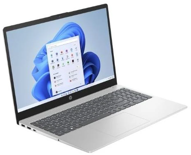 Alt view image 2 of 4 - HP 15-fd0123dx 15.6" Intel Core i3-1315U 1.2 GHz up to 4.5 GHz 64GB DDR4 256GB SSD Intel UHD Windows 11 Home Laptop, Silver, Minor Scratches and Dents - B4HN7UA-I040