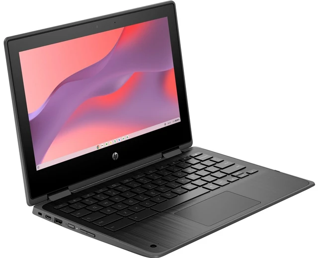 Alt view image 2 of 5 - HP Fortis x360 G3 J Chromebook 11.6" Touchscreen Intel Celeron N4500 1.1 GHz up to 2.8 GHz 4 GB 32 GB eMMC Intel UHD Graphics ChromeOS, Black - 7L2Z9UT-I010