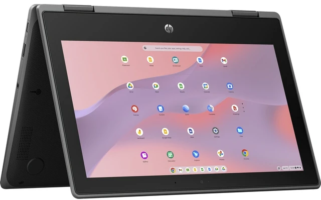 Alt view image 5 of 5 - HP Fortis x360 G3 J Chromebook 11.6" Touchscreen Intel Celeron N4500 1.1 GHz up to 2.8 GHz 4 GB 32 GB eMMC Intel UHD Graphics ChromeOS, Black - 7L2Z9UT-I010